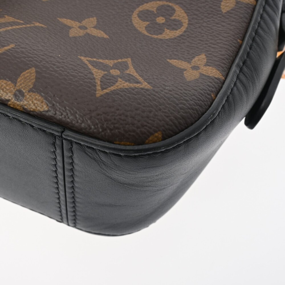 Louis Vuitton Saintonge Black Noir Canvas Monogram Shoulder Bag - Picture 7 of 11